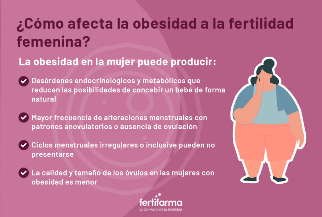 Cómo afecta la obesidad a la fertilidad femenina