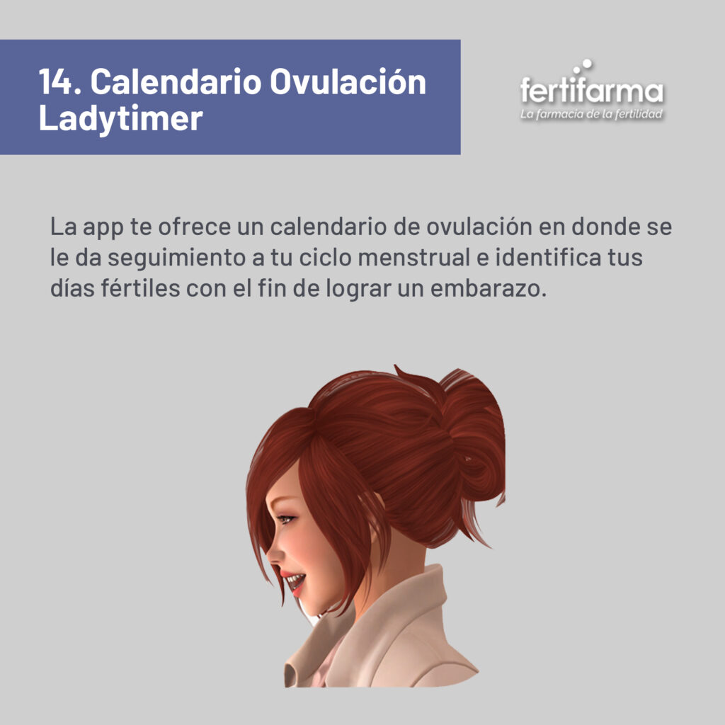 Ladytimer. App calendario de ovulación