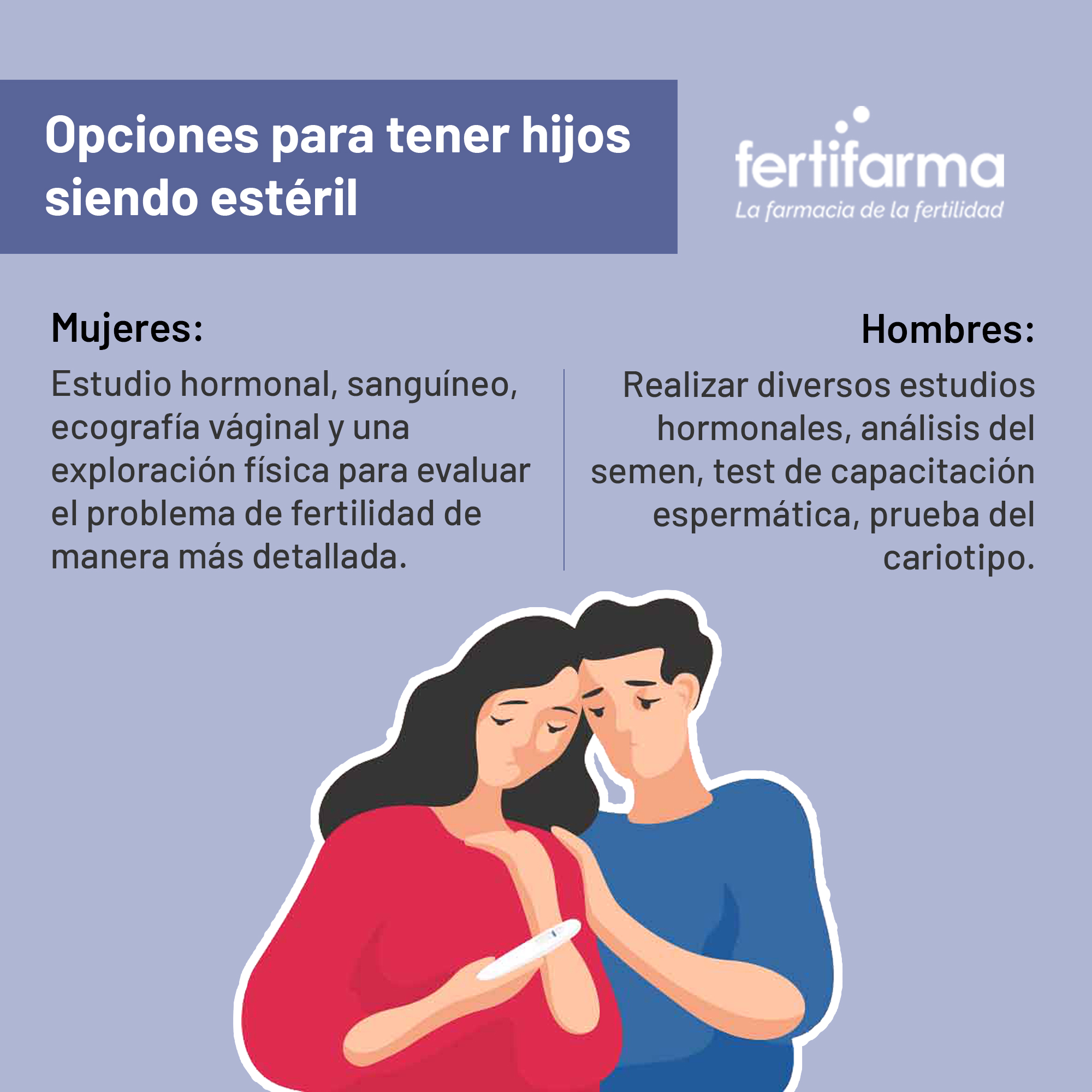 Cómo saber si eres Estéril