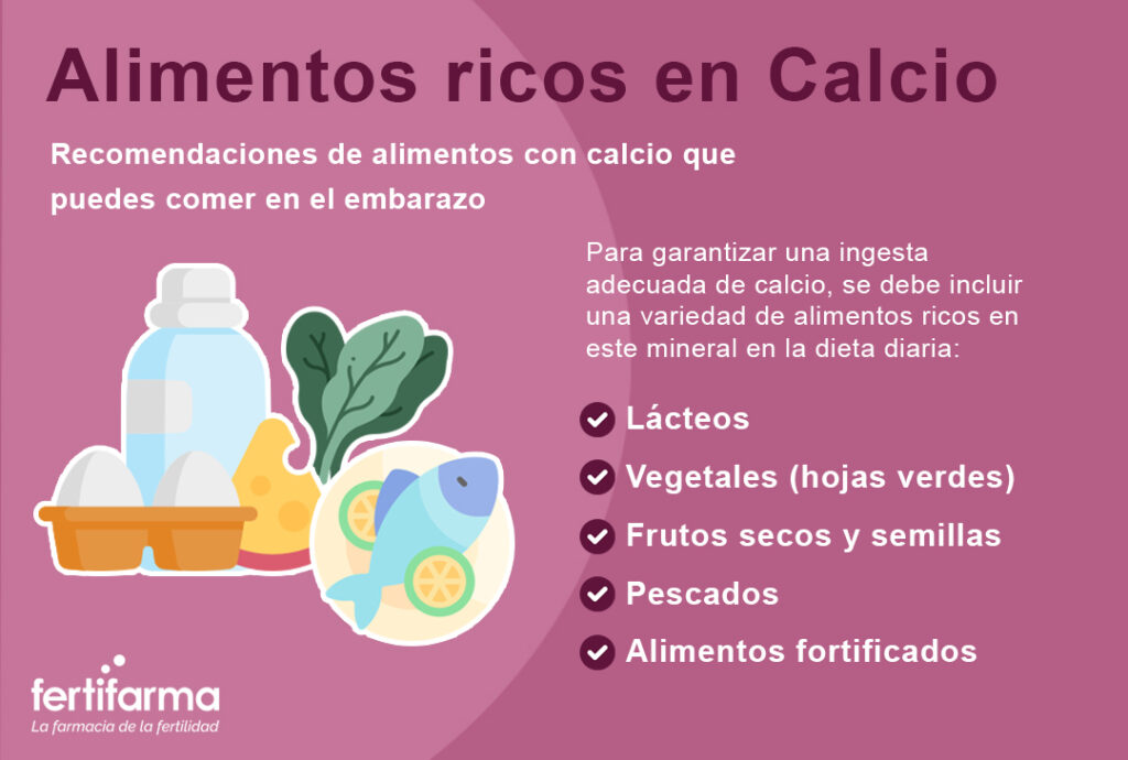 Alimentos ricos en calcio. Falta de Calcio en el embarazo